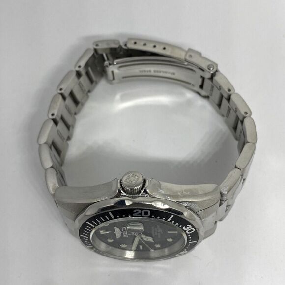 Invicta Pro Diver 8932 Men Silver Stainless Steel Analog Dial Quartz Watch RQ583 - Picture 8 of 12